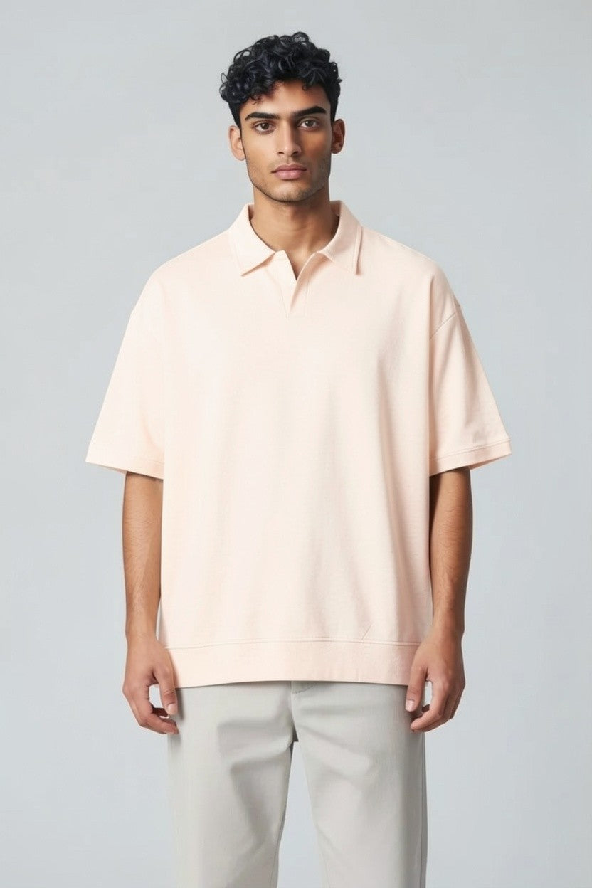 ZIL Off White Modern Polo Knitted Tee
